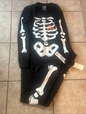 Halloween skeleton pajamas